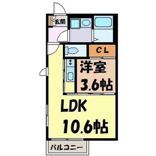 Scottsdale【3階】の間取り