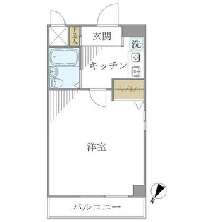 兵庫県神戸市兵庫区塚本通6丁目【マンション】の間取り