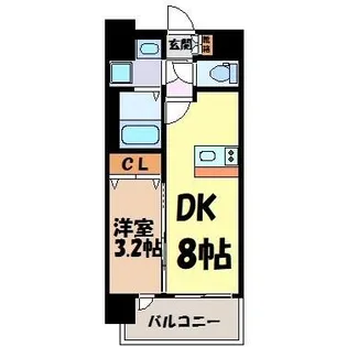 メイクス矢場町【12階】の間取り
