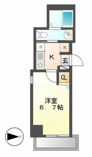 アルテミス平和【804号室】の間取り