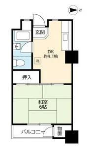 UR鶴山台【0010913号室】の間取り