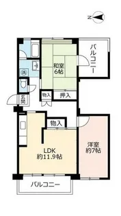 URポートアイランド【0630508号室】の間取り