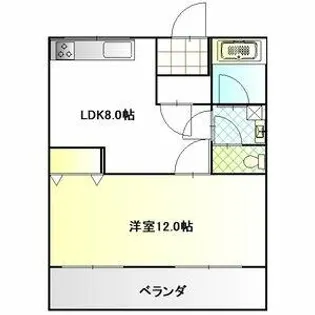 スカイル白川【305号室】の間取り