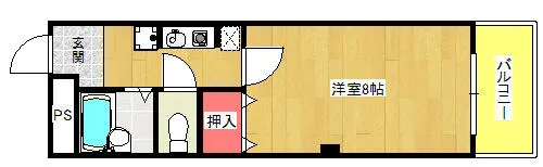 パルM【3階】の間取り