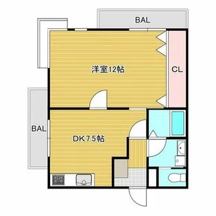 ヤシロヒルズ【101号室】の間取り