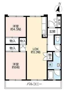 UR千代が丘【1081212号室】の間取り