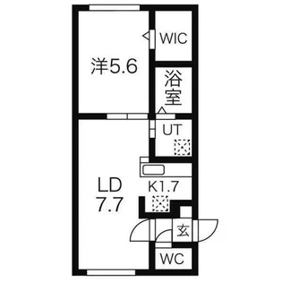 モンヴェール学園前【2階】の間取り