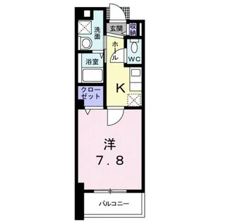 フェリス ウラタ【1階】の間取り