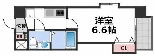 ラグゼ桜ノ宮【11階】の間取り