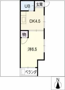 二村マンション【3階】の間取り