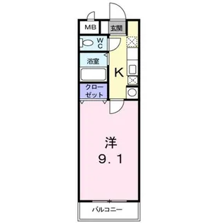 ビリーブ・F【2階】の間取り