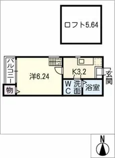 CAPITAL HILLS Ⅰ【2階】の間取り