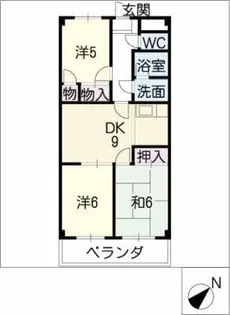 ネスパルド江南【3階】の間取り