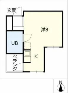 グリーンハイツ千代田【4階】の間取り