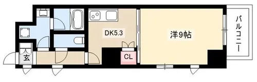 レジディア東桜【5階】の間取り