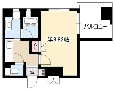 アールズコート千種イースト【5階】の間取り
