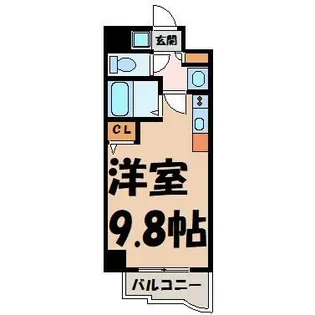 サン・アペックス名駅【5階】の間取り
