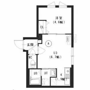 コンチェルトN13W15【2階】の間取り