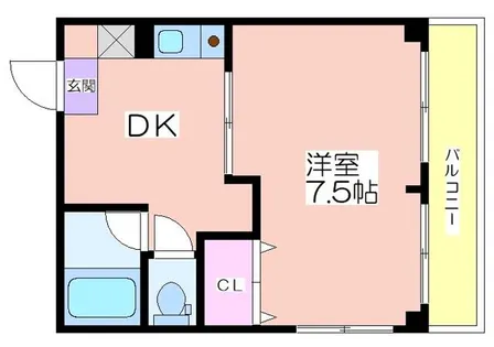 JJ BASE西加賀屋【4階】の間取り