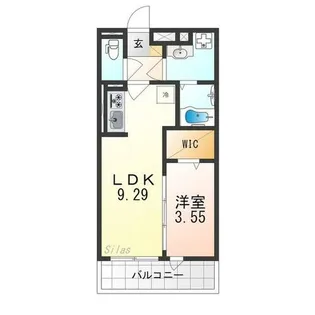 メルヴェーユ【1階】の間取り