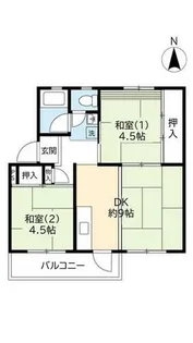 UR金剛【0580305号室】の間取り