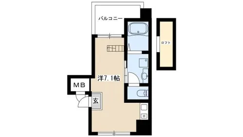 La Verite金山【501号室】の間取り