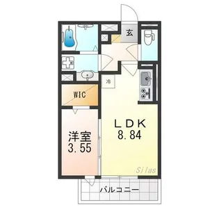 メルヴェーユ【2階】の間取り