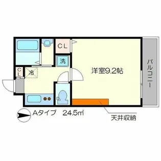 アークリード東山三条【1階】の間取り