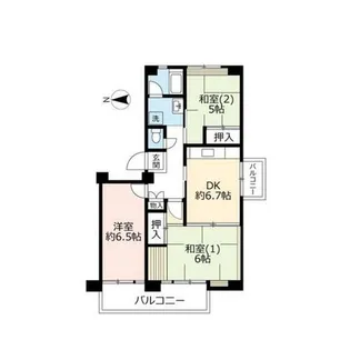 URポートアイランド【0660401号室】の間取り