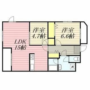 Bonne ChanceⅡ【4階】の間取り