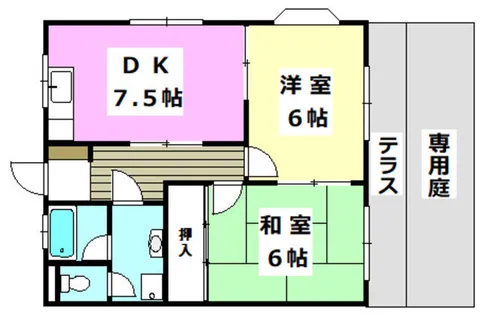 第二光ハイツ【101号室】の間取り