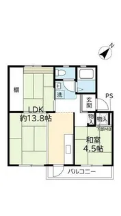 UR有野【A170404号室】の間取り