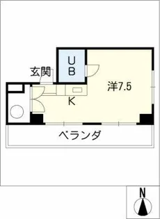 ハートイン野並【3階】の間取り