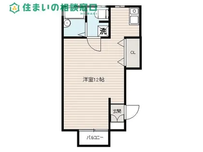 愛知県岡崎市岡町字東野々宮【アパート】の間取り