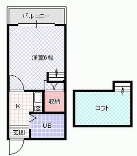 レオパレス21寝屋川第三【201号室】の間取り
