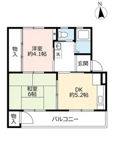 UR徳力【0900206号室】の間取り