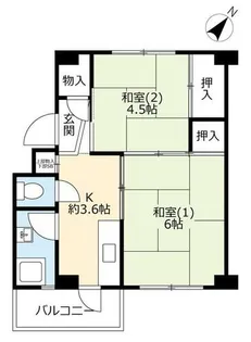 UR助松【0030203号室】の間取り