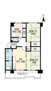 URポートアイランド【0530505号室】の間取り