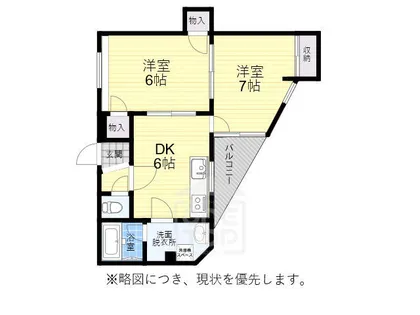 グリーンピア大蔵司2【3階】の間取り