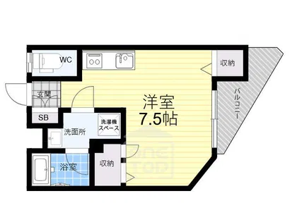 山口ビル【2階】の間取り