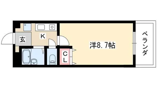 春里壱番館【1階】の間取り
