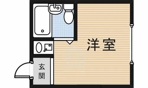 サテライト総持寺【2階】の間取り