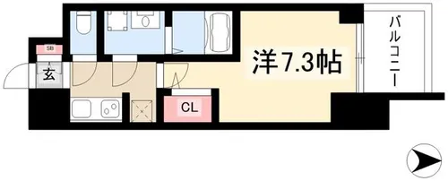 La Douceur本郷【6階】の間取り