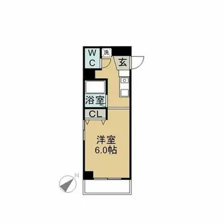 ドミールS・K【201号室】の間取り