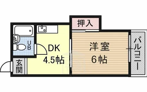 江川コーポ【3階】の間取り