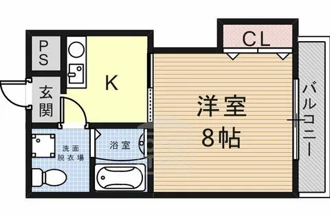 第9薩摩マンション【2階】の間取り