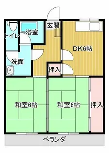 小川マンション【203号室】の間取り