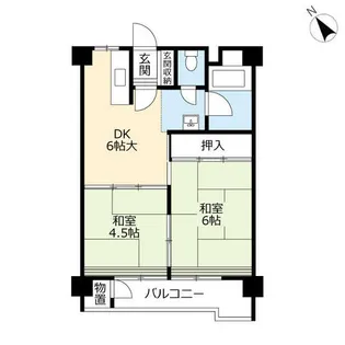 UR金田一丁目【0040508号室】の間取り