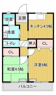 溝口アパート【303号室】の間取り