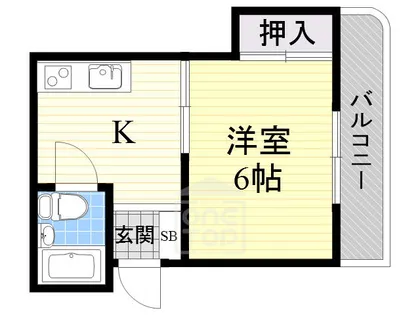 ラインハイム【1階】の間取り
